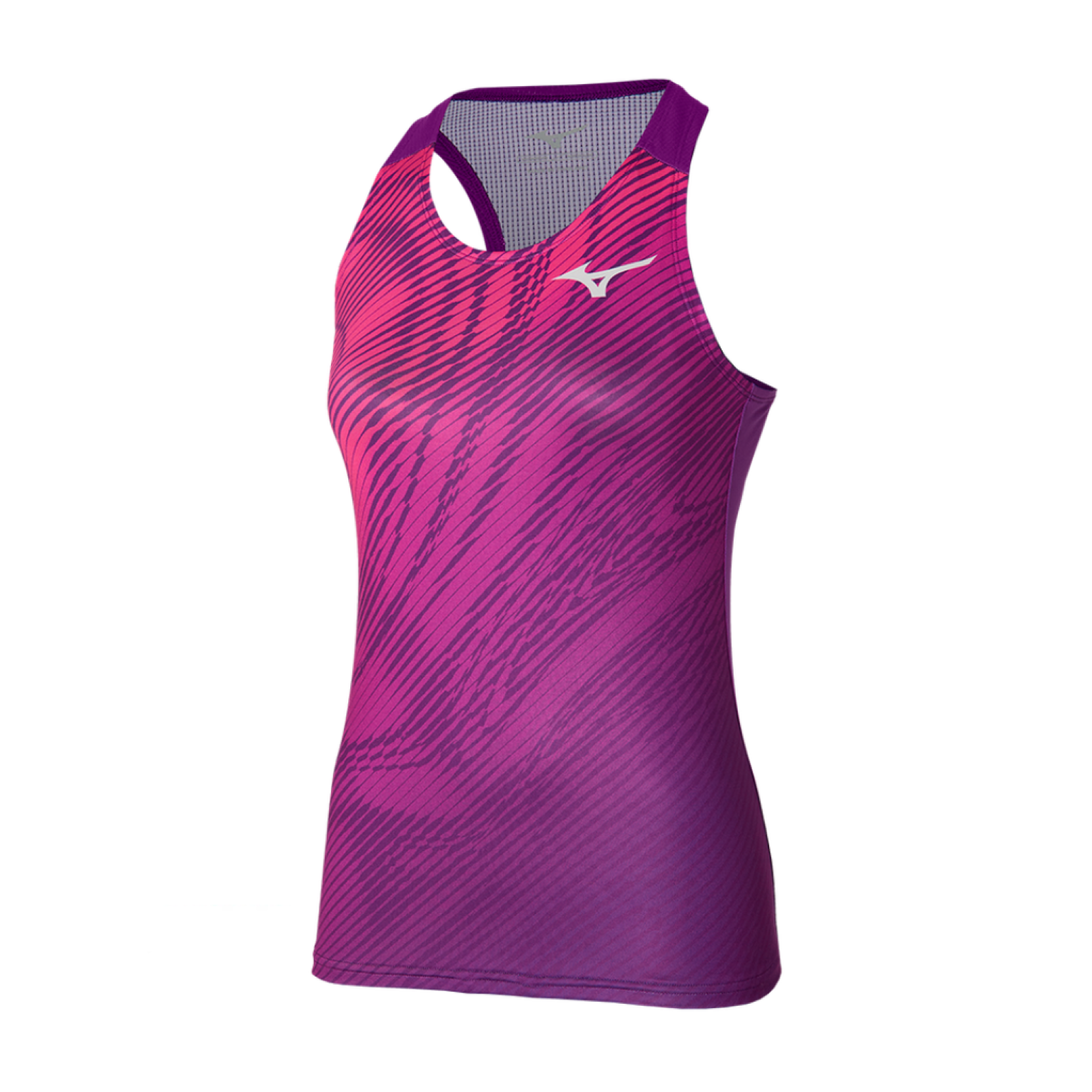 Майка женская Mizuno Charge Printed Tank - Purple Magic