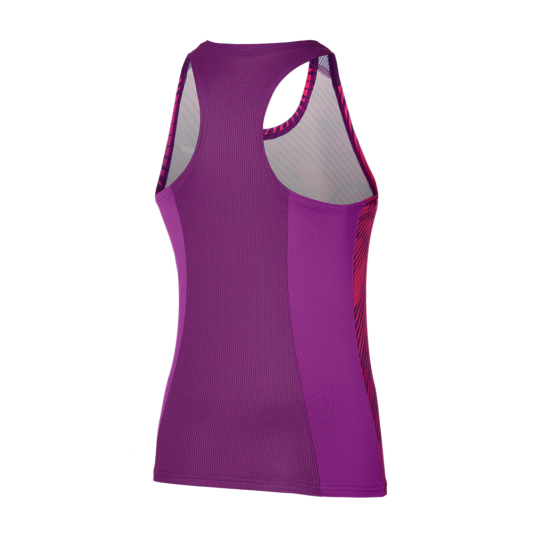 Майка женская Mizuno Charge Printed Tank - Purple Magic 2