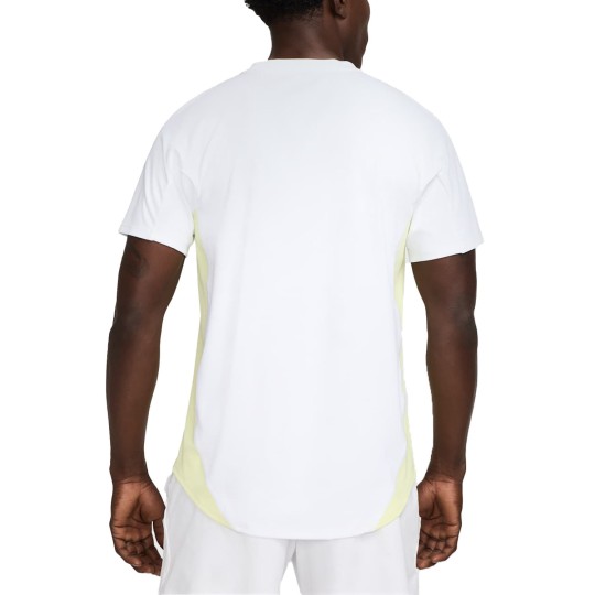 Футболка мужская Nike Court Slam T-Shirt - White/Luminous Green/Medium Ash 2