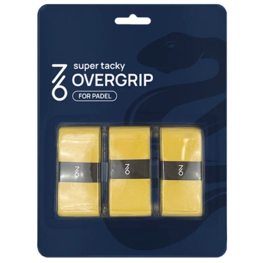 Овергрип 7/6 Padel Super Tacky - Yellow 3 pk 1