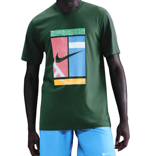 Футболка мужская Nike Dri-FIT Court Pro - Fir