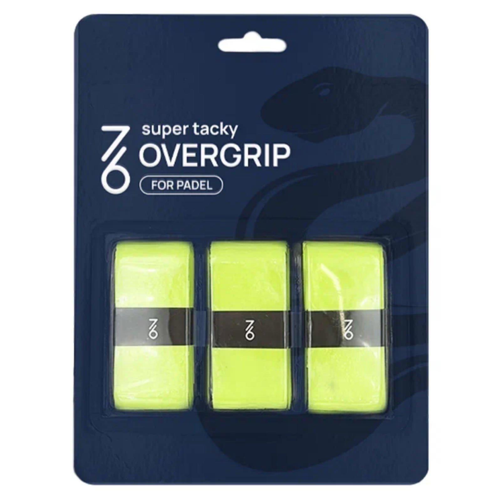 Овергрип 7/6 Padel Super Tacky - Fluorescent Yellow 3 pk