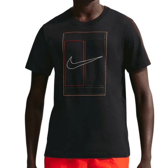 Футболка мужская Nike Court Heritage Tennis T-Shirt - Black