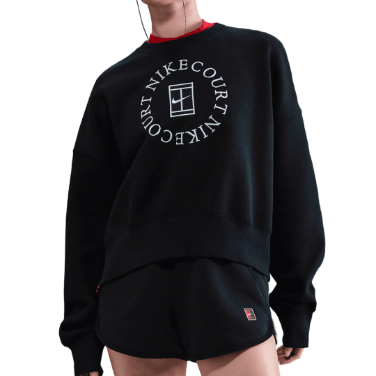 Толстовка женская Nike Court Phoenix Hoodie - Black/Anthracite 1