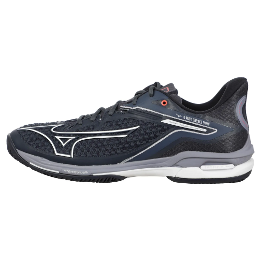 Кроссовки мужские Mizuno Wave Exceed Tour 6 CC - Odyssey Gray/White