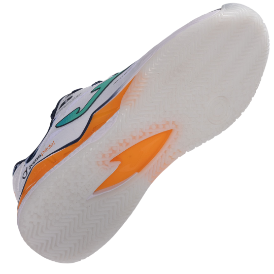 Кроссовки мужские Joma Spin Padel - White/Navy/Orange 3
