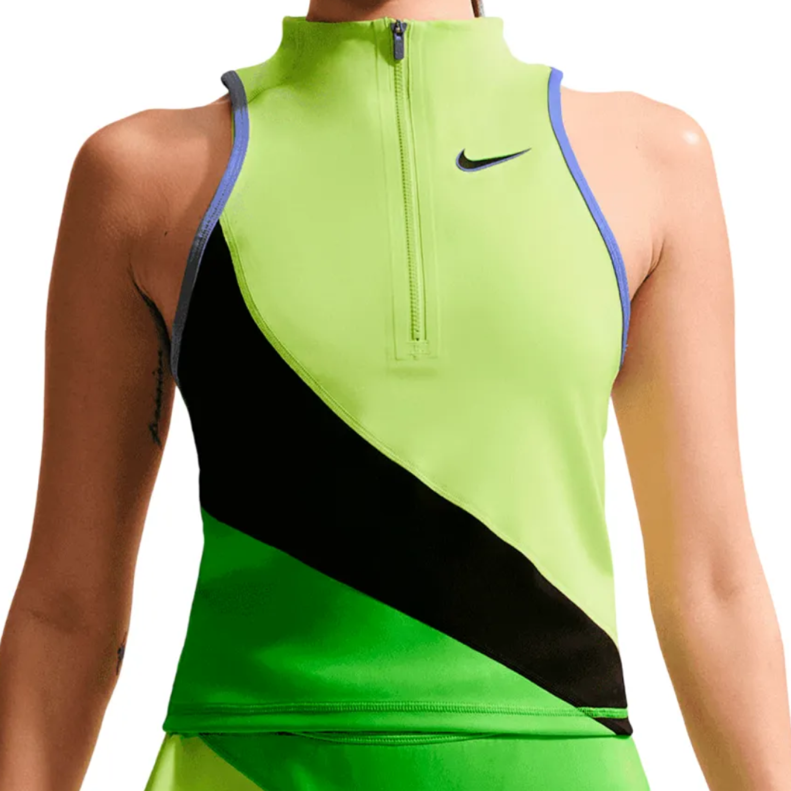 Майка женская Nike Court Slam - Light Lemon Twist/Black