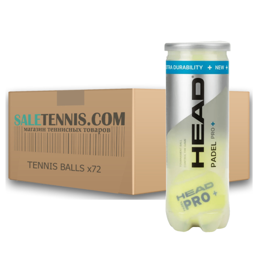 Мячи для падел Head Padel Pro+ 3x24 1