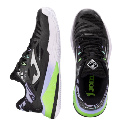 Кроссовки женские Joma Spin Lady - Black/Llime 2