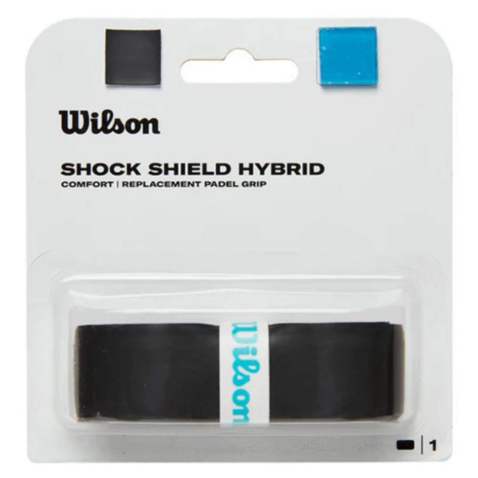 Овергрип Wilson Shock Shield Hybrid Padel - Black
