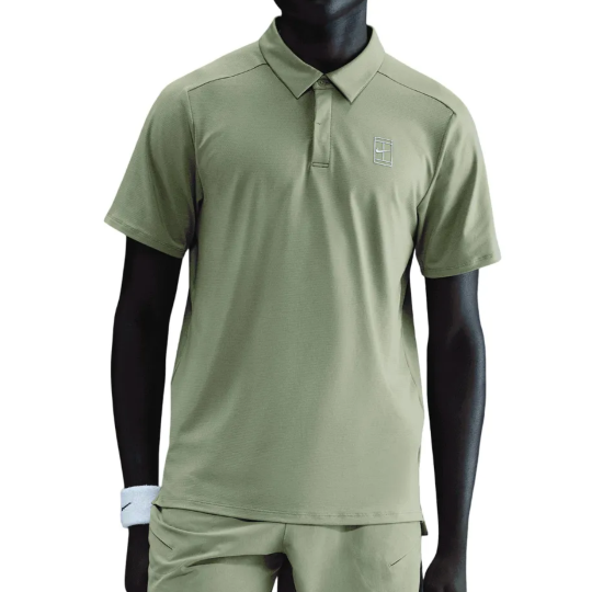 Поло мужское Nike Court Advantage Polo - Oil Green/White 1