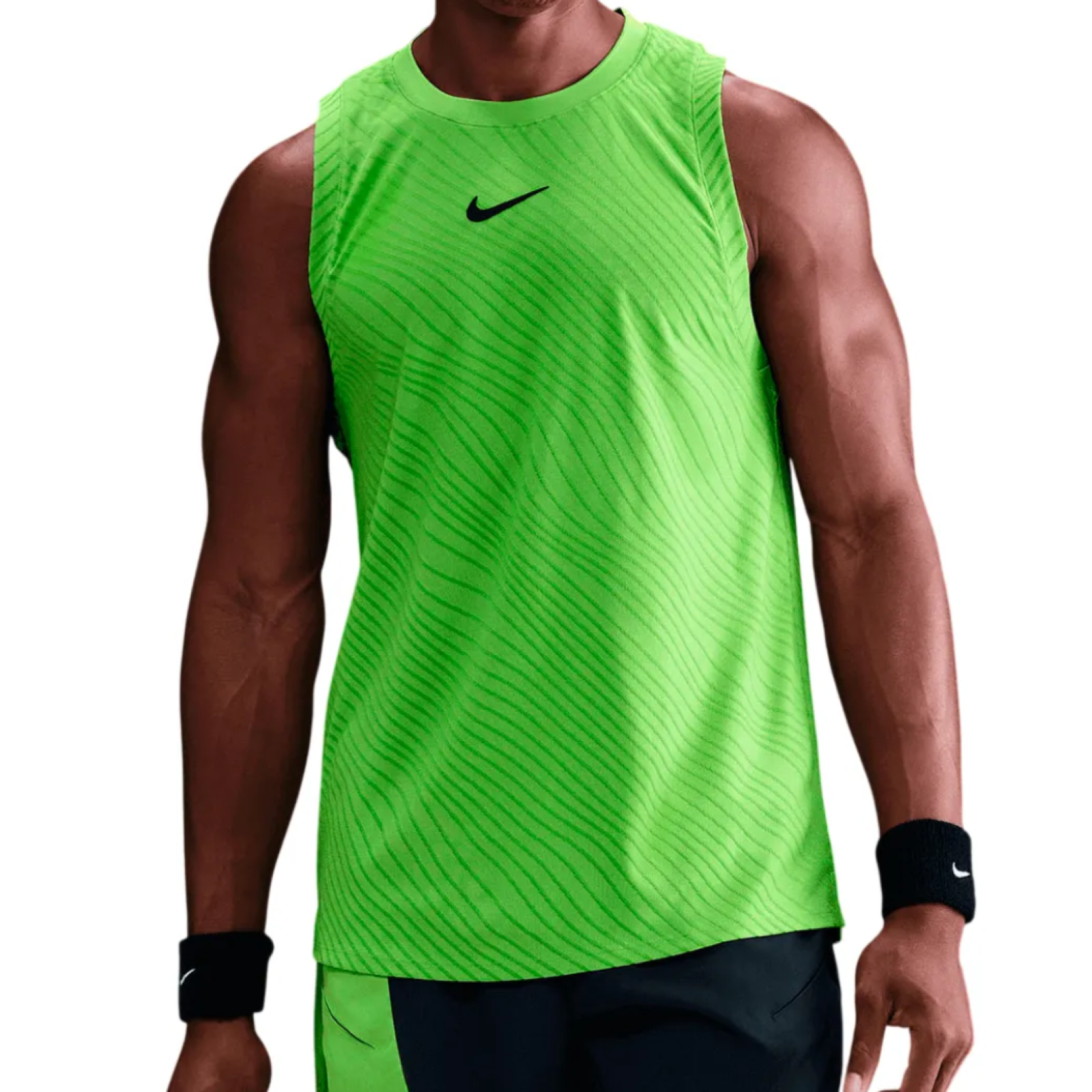 Майка мужская Nike Court Slam Tennis Tank - Mean Green/Black