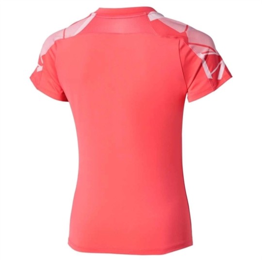 Футболка женская Mizuno Daybreakers Printed - Coral 2