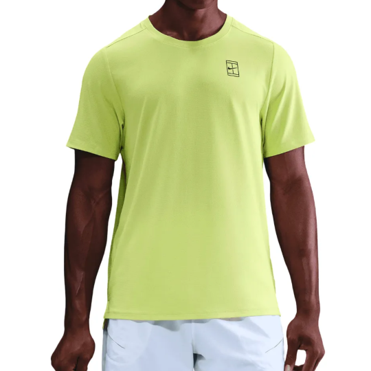 Футболка мужская Nike Court Advantage Top - Light Lemon Twist 1