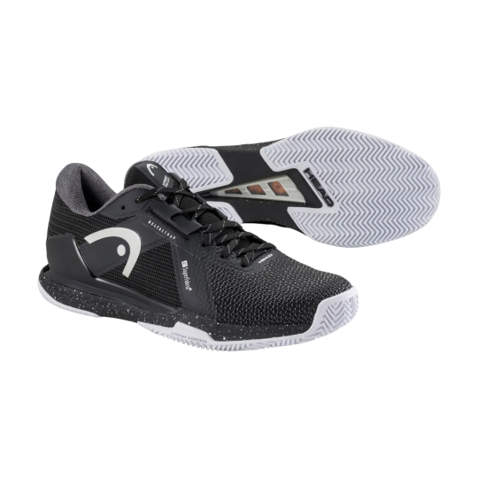 Кроссовки мужские Head Sprint Pro 4.0 SF Clay - Black/White 3
