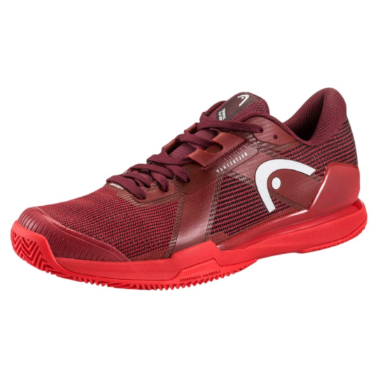 Кроссовки мужские Head Spint Pro 4.0 Clay - Red/Dark Red 1