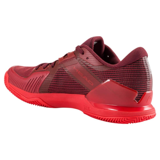 Кроссовки мужские Head Spint Pro 4.0 Clay - Red/Dark Red 3