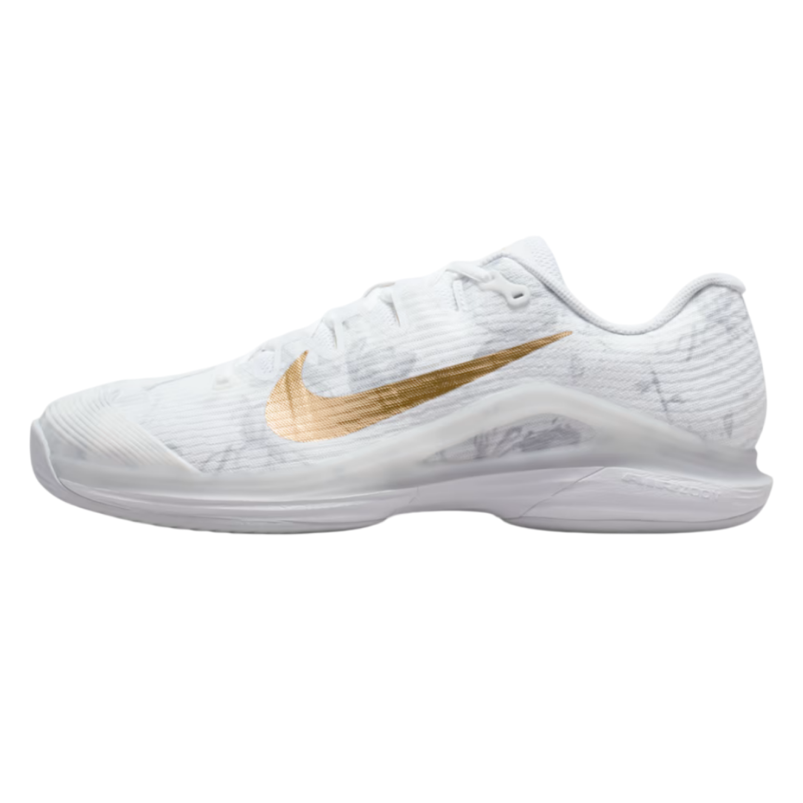 Кроссовки мужские Nike Court Air Zoom Vapor 12 Magnolia - White/Metallic Gold/Pure Platinum