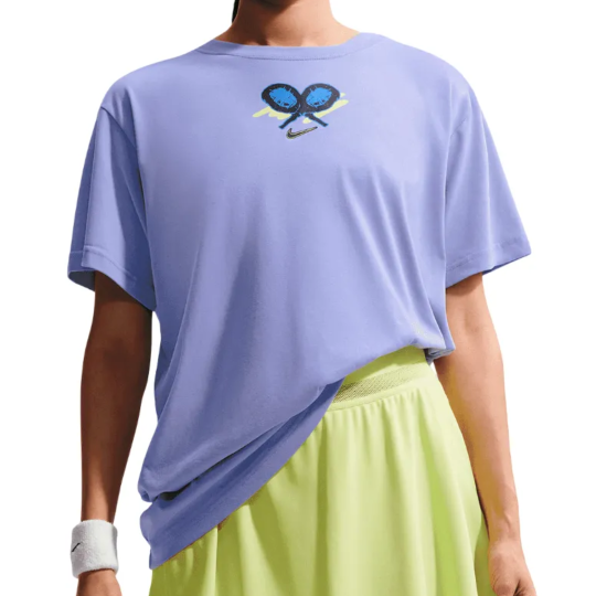Футболка женская Nike Slam OZ - Light Thistle 1