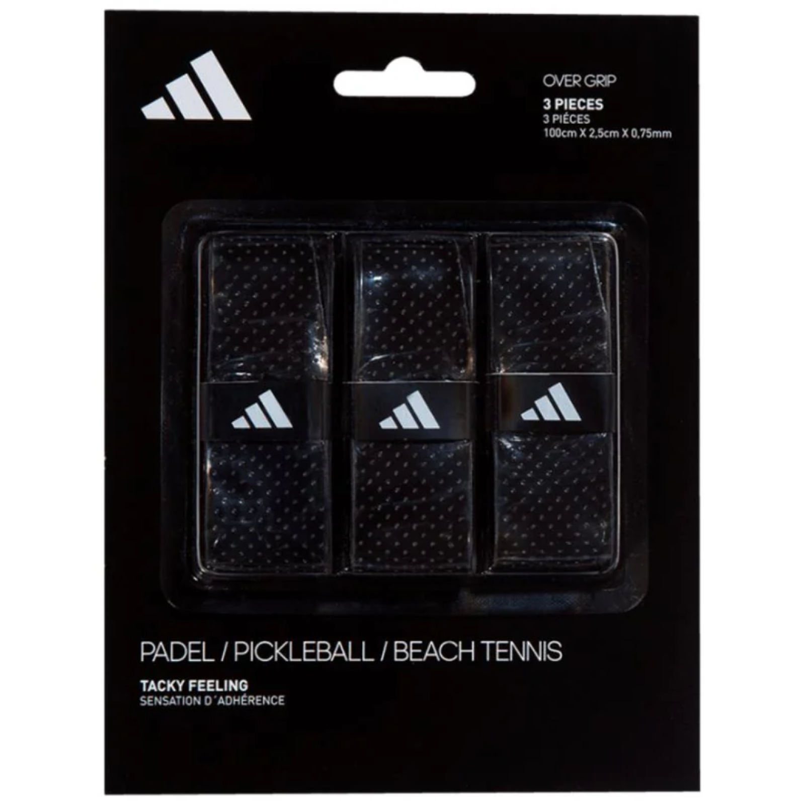 Овергрип Adidas Perforated 3pk - Black