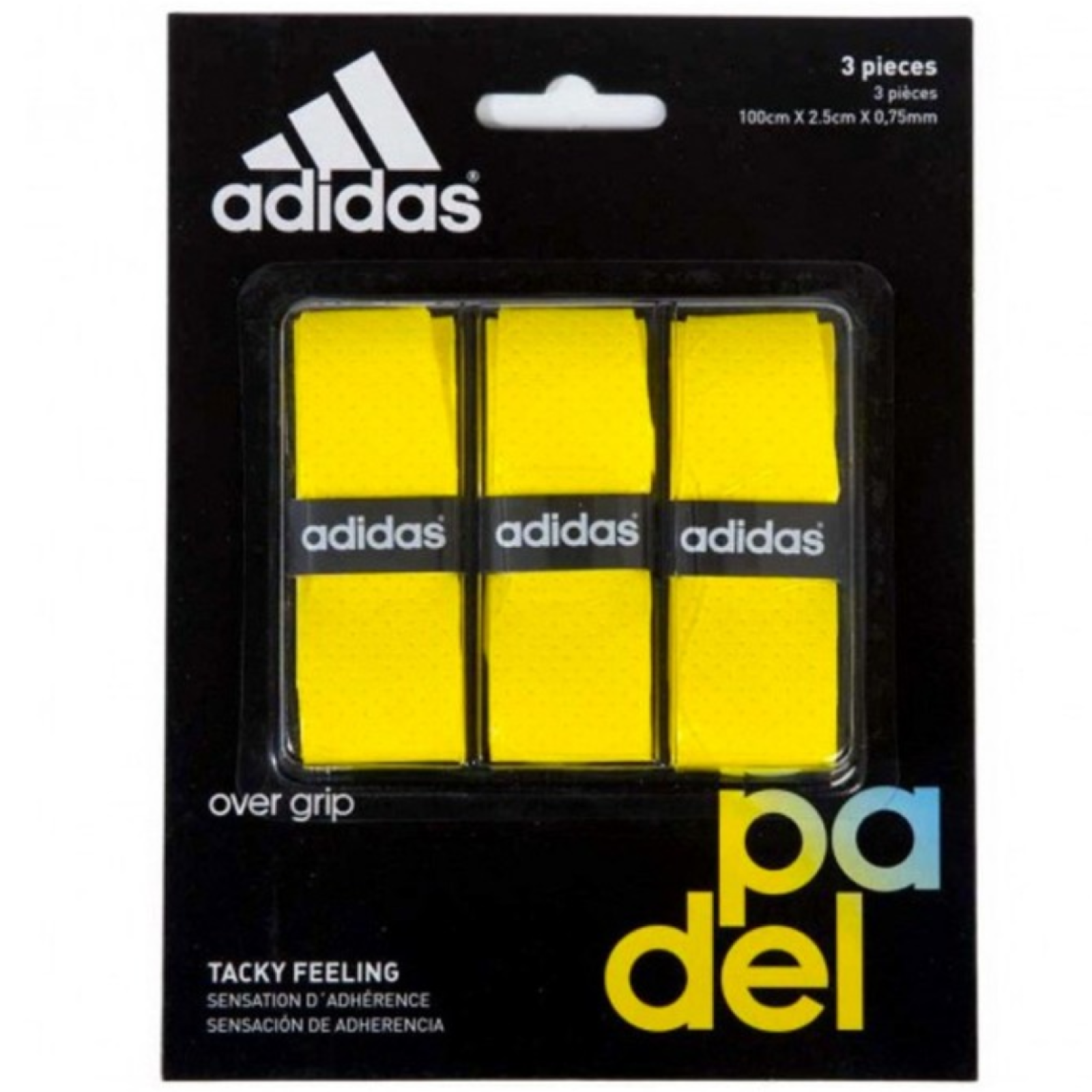 Овергрип Adidas Perforated 3pk - Yellow