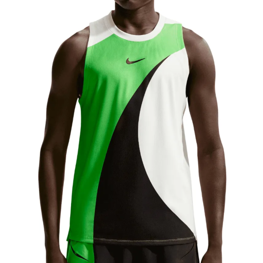 Майка мужская Nike Court Slam Tennis Tank - Sail/Mean Green/Black 1