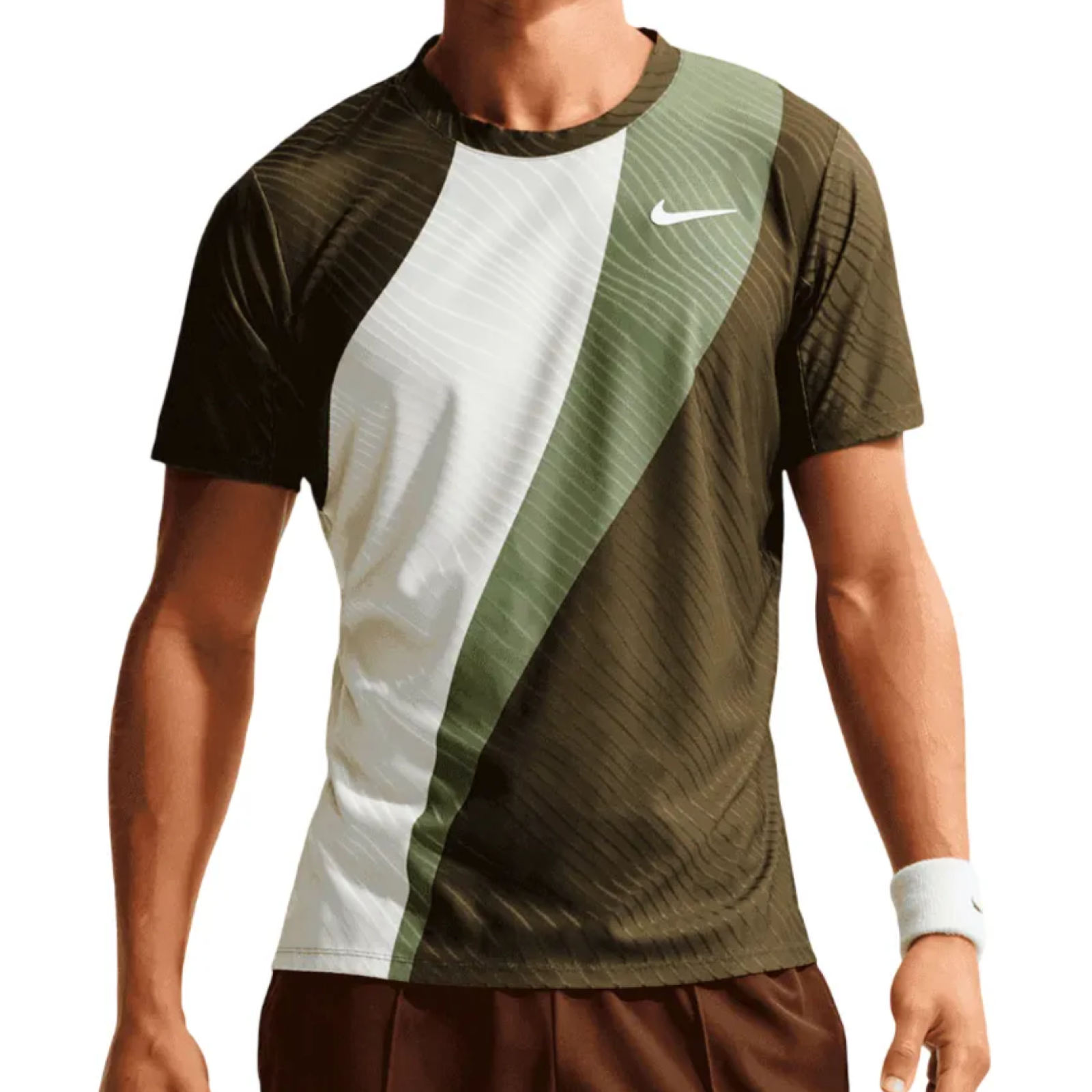 Футболка мужская Nike Court Slam T-Shirt - Sail/Dark Hazel