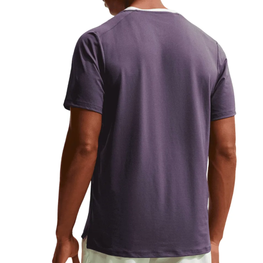 Футболка мужская Nike Court Advantage Top - Dark Raisin/Volt Tint 2