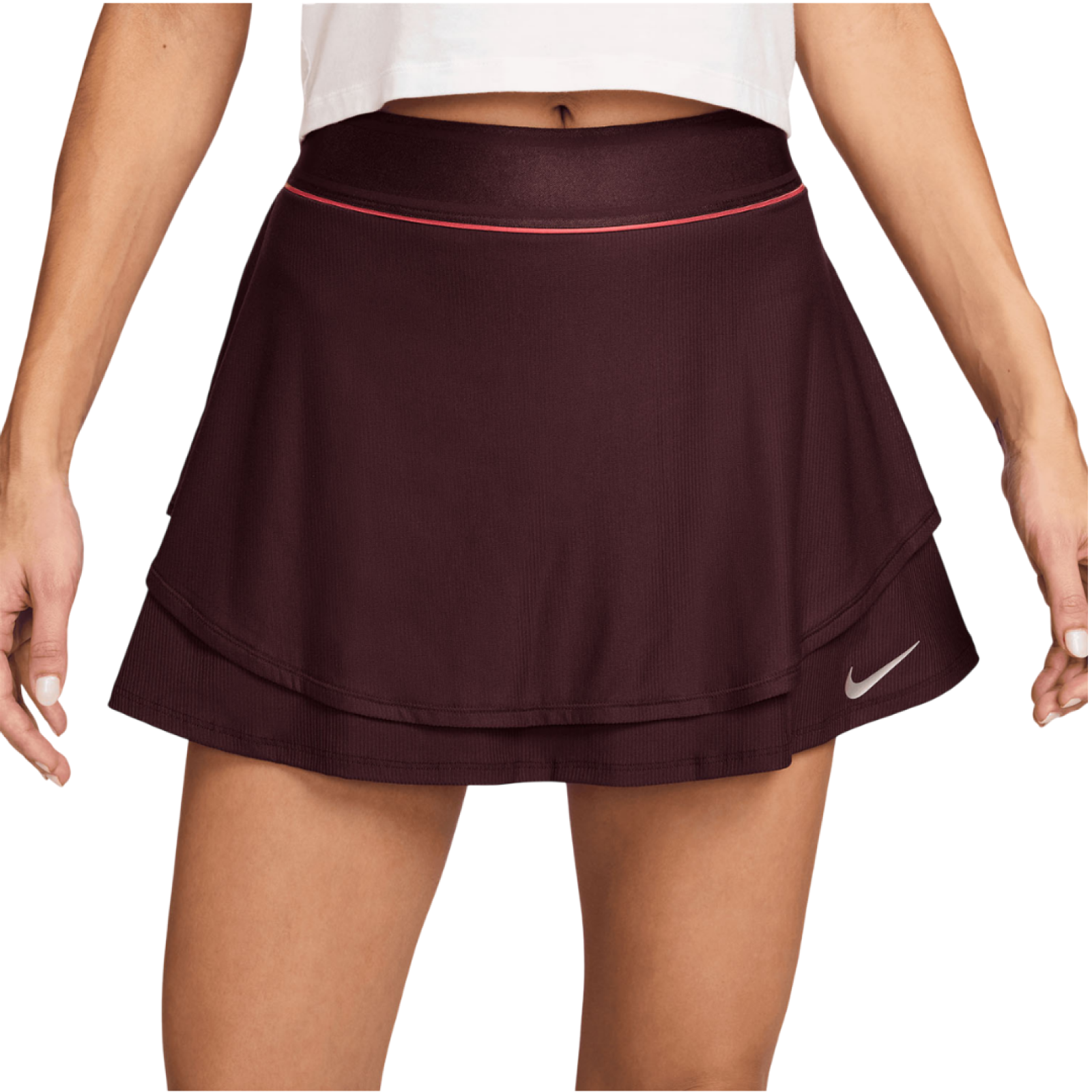 Юбка женская Nike Slam Skirt - Burgundy Crush