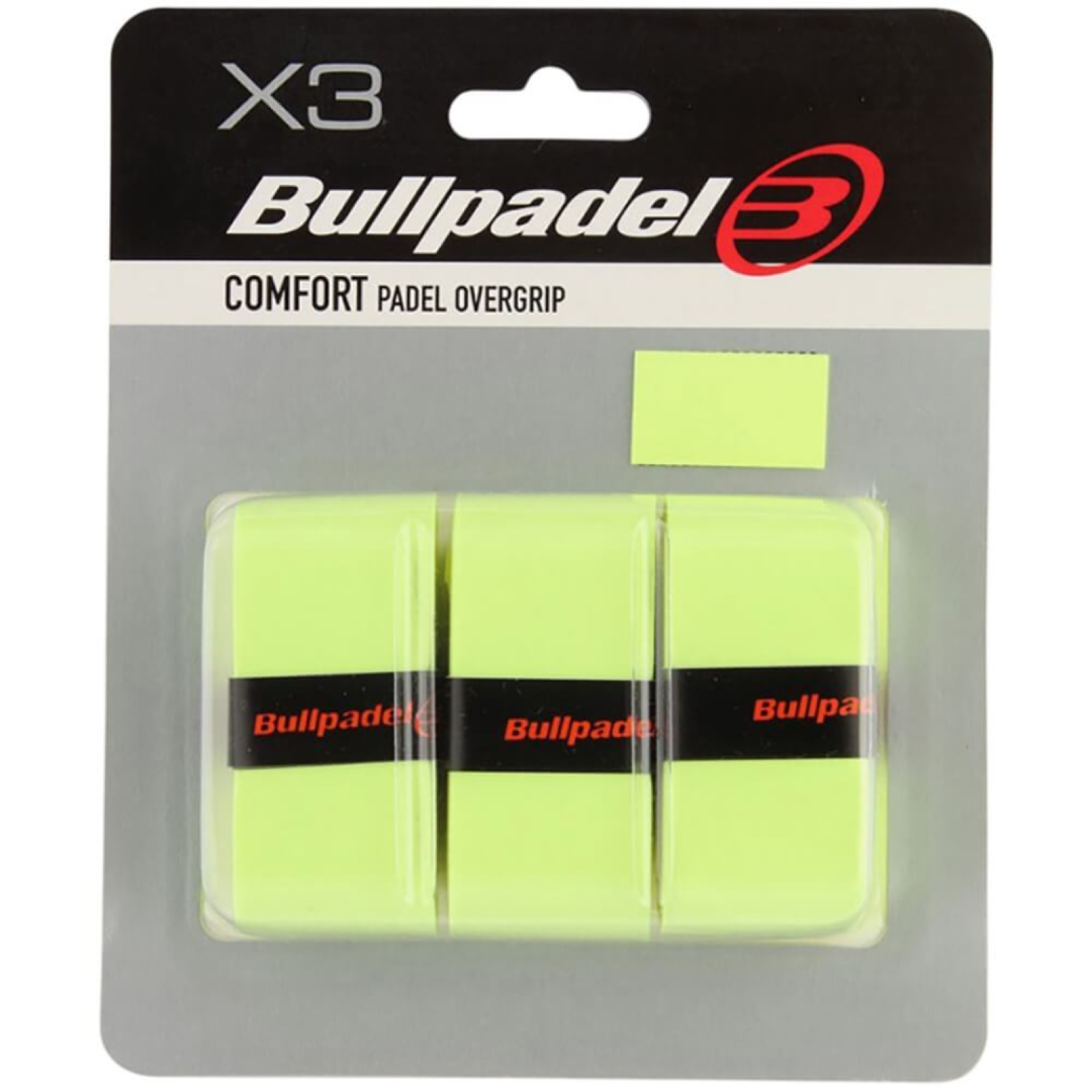 Овергрип для падел ракеток Bullpadel Thin/Absorvent - Neon Yellow