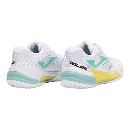 Кроссовки женские Joma Roland Lady - White/Yellow/Mint 3