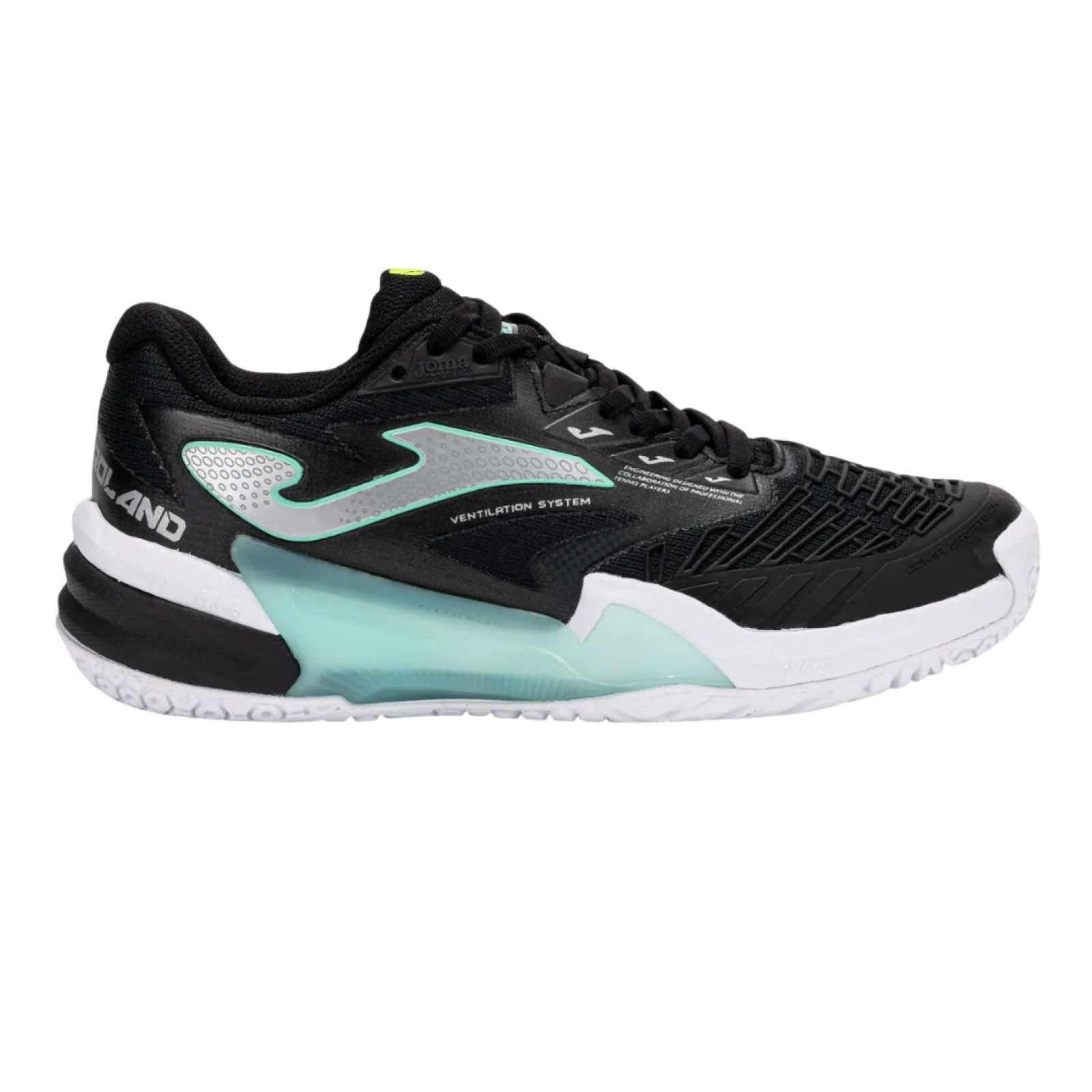 Кроссовки женские Joma Roland Lady - Black/Mint
