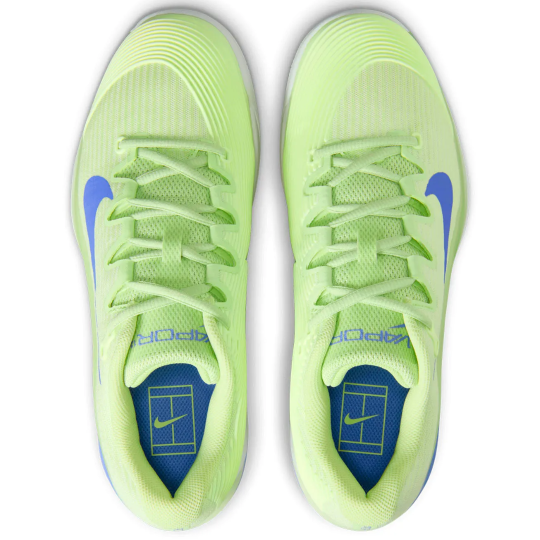 Кроссовки женские Nike Court Air Zoom Vapor 12 HC - Light Liquid Lime/Sapphire/Volt 3