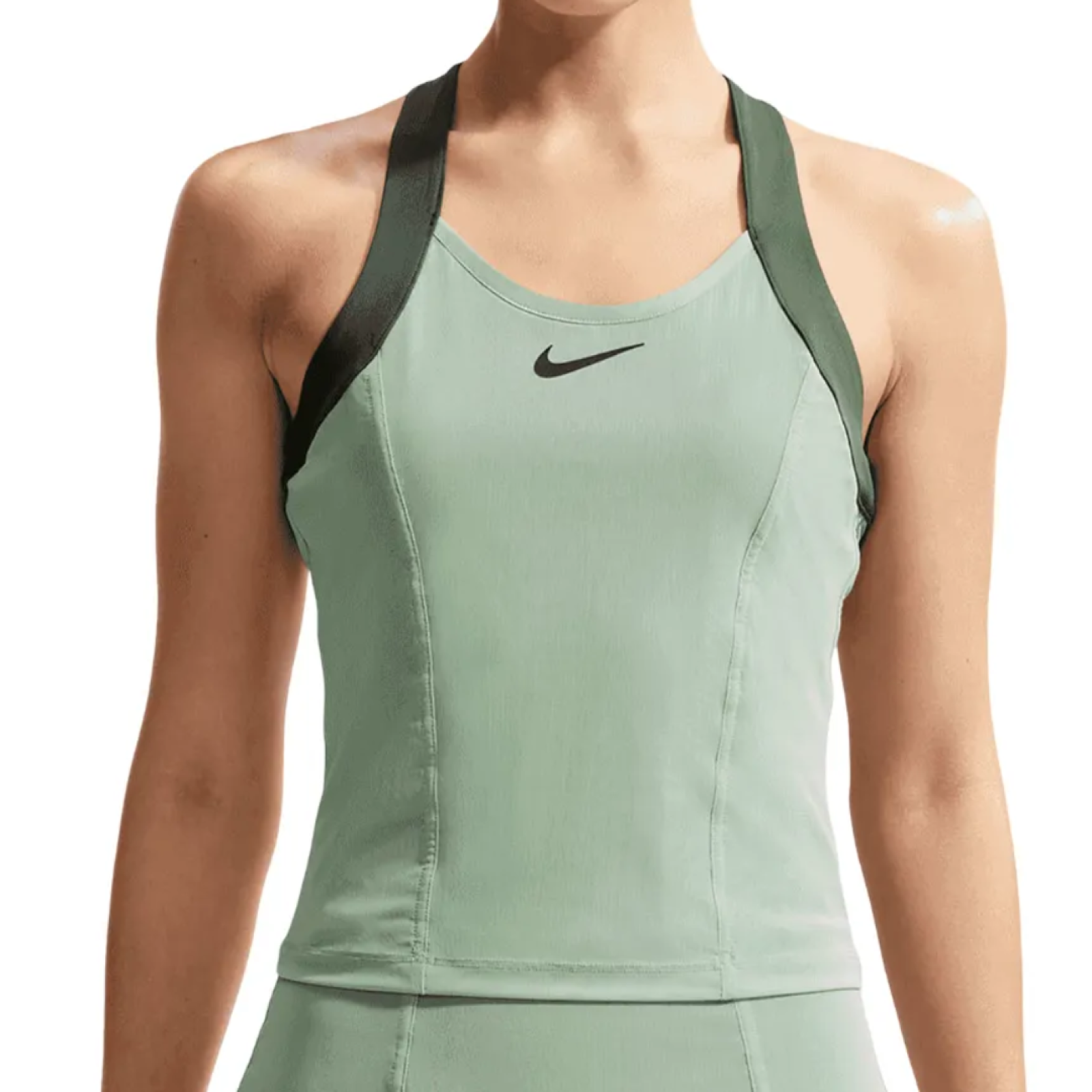 Майка женская Nike Court Slam - Steam/Black Spruce/Black