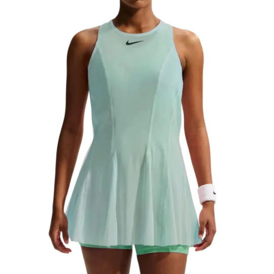 Платье женское Nike Court Slam Tennis Dress - Steam/Barely Green 1