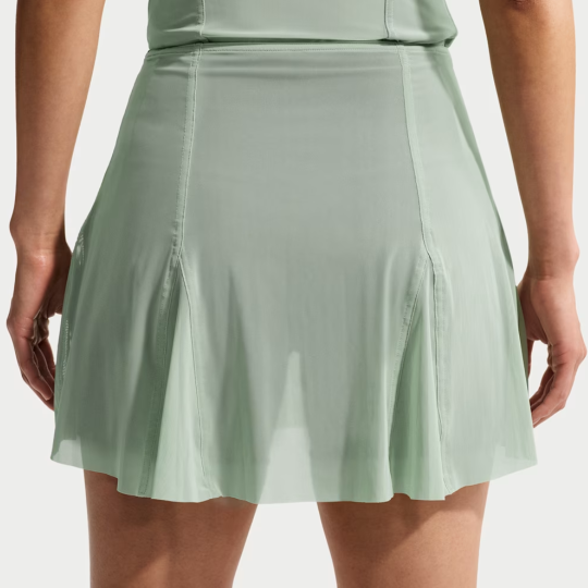 Юбка женская Nike Court Slam High-Waisted Skirt - Steam/Black Spruce/Black 2