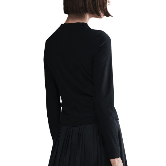Лонгслив женский Nike Court Advantage Shirt - Black 2