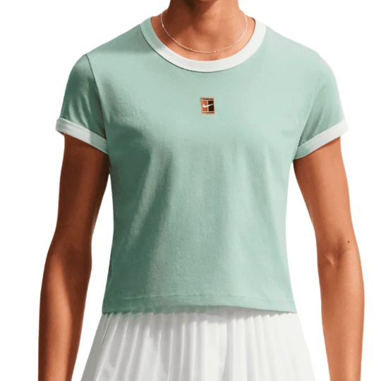 Футболка женская Nike Heritage - Steam/Barely Green 1