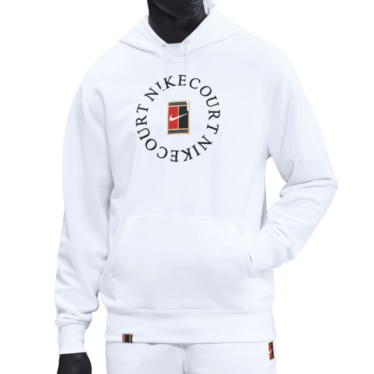 Толстовка мужская Nike Heritage Hoodie - White/Black 1