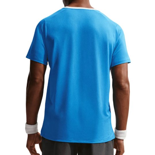 Футболка мужская Nike Court Advantage Top - Light Photo Blue/Hydrogen Blue 2