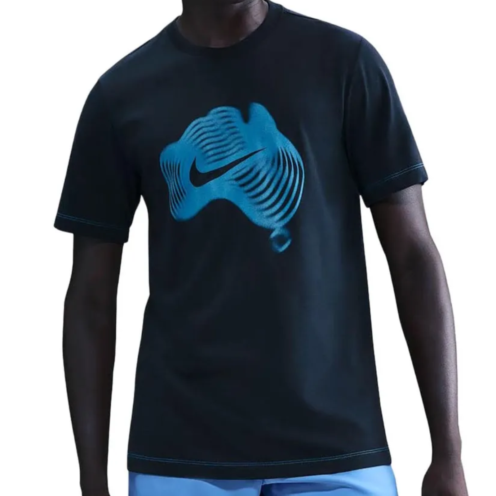 Футболка мужская Nike Court Dri-FIT - Dark Obsidian/Photo Blue