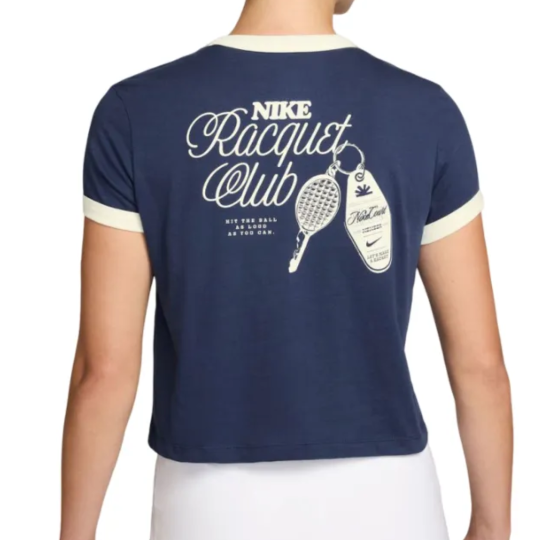 Футболка женская Nike Heritage - Midnight Navy/Sail 2