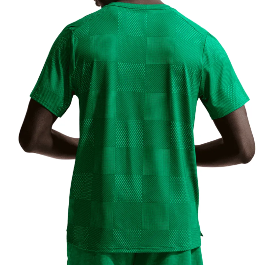 Футболка мужская Nike Court Advantage Top Print - Malachite/White 2