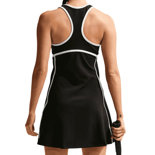 Платье женское Nike Court Advantage Tennis Dress - Black/White 2