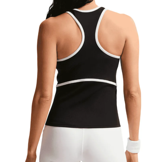 Майка женская Nike Court Advantage - Black/White 2