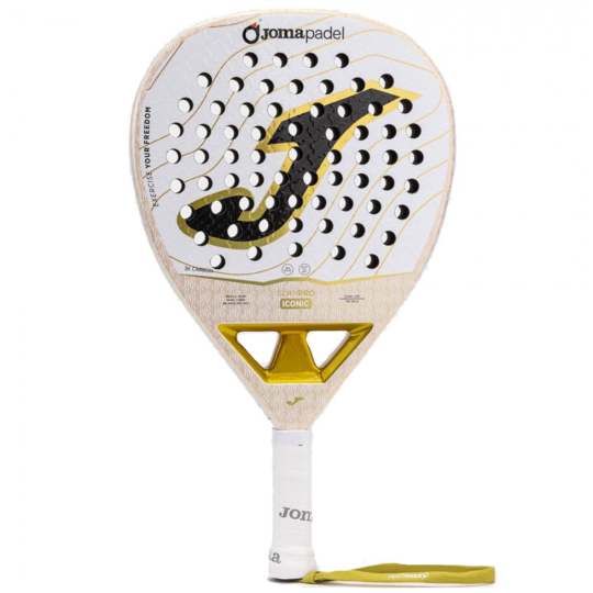 Ракетка для падела Joma Slam Pro Iconic - White/Gold 1