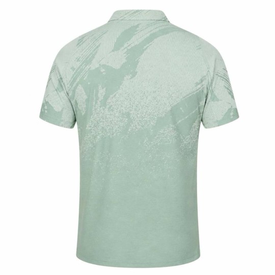 Поло мужское Nike Court Slam Tennis Polo - Steam/Barely Green/Black 2