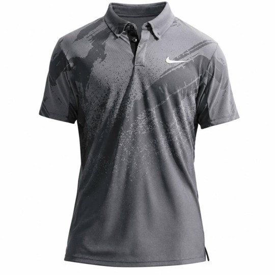 Поло мужское Nike Court Slam Tennis Polo - Anthracite/Cool Grey/White