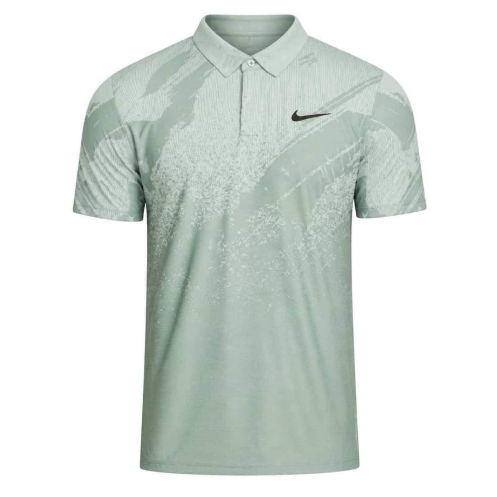 Поло мужское Nike Court Slam Tennis Polo - Steam/Barely Green/Black