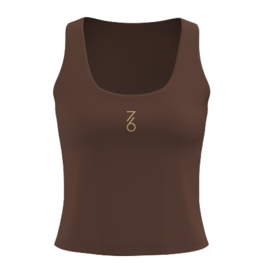 Майка женская Nata Sleeveless T-shirt - Shaved Chocolate 1